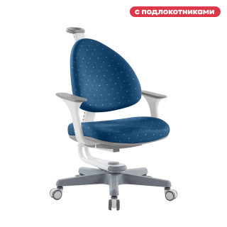 Детское кресло TCT Nanotec Ergo-BABO с подлокотниками темно-синий