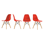 Кухонные стулья Ergozen Eames DSW Pro (4 шт комплект) Кухонные стулья Ergozen Eames DSW Pro (4 шт комплект)